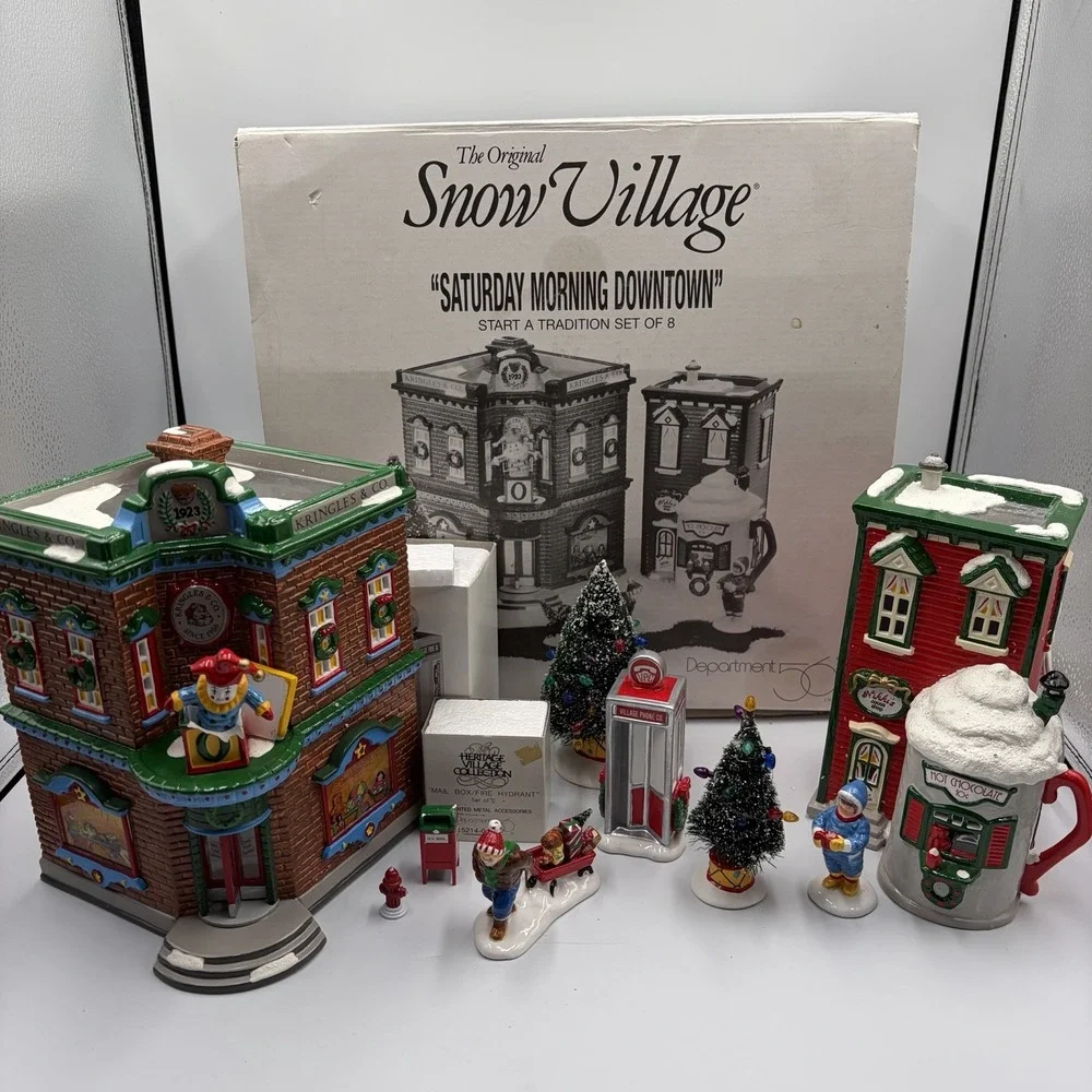 Department 56 Saturday Morning Downtown #54902 1997 Retired With Box New‎ Read
